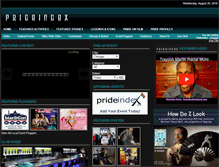Tablet Screenshot of prideindex.com